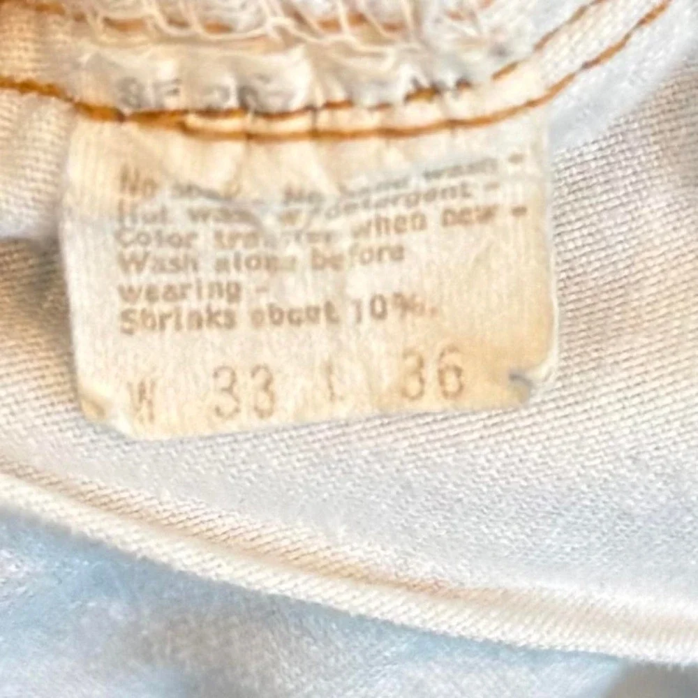 Vintage 1981 Levis Redline Selvedge Blue Jeans Adult 30x31.5 Made In USA Denim